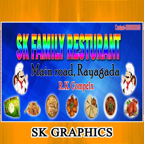 4 RESTURANT FLEXY BANNER PSD FILE - 2026